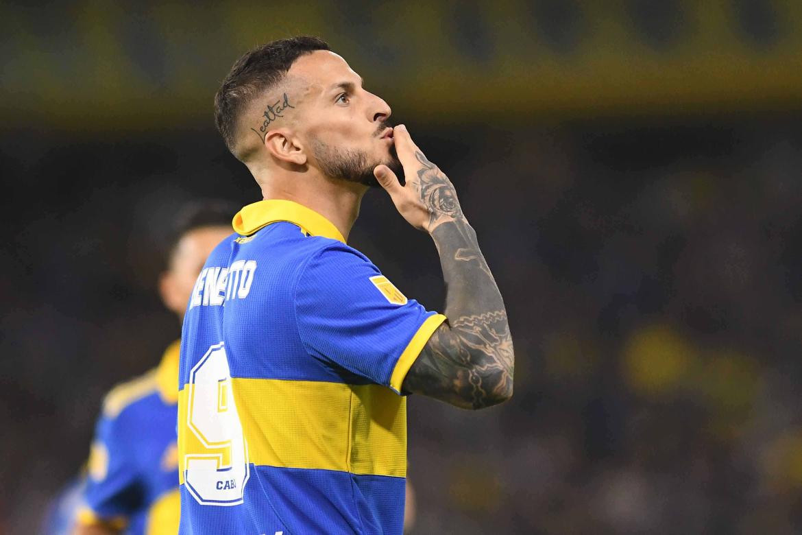 Darío Benedetto; Boca Juniors vs. Belgrano de Córdoba. Foto: Télam.